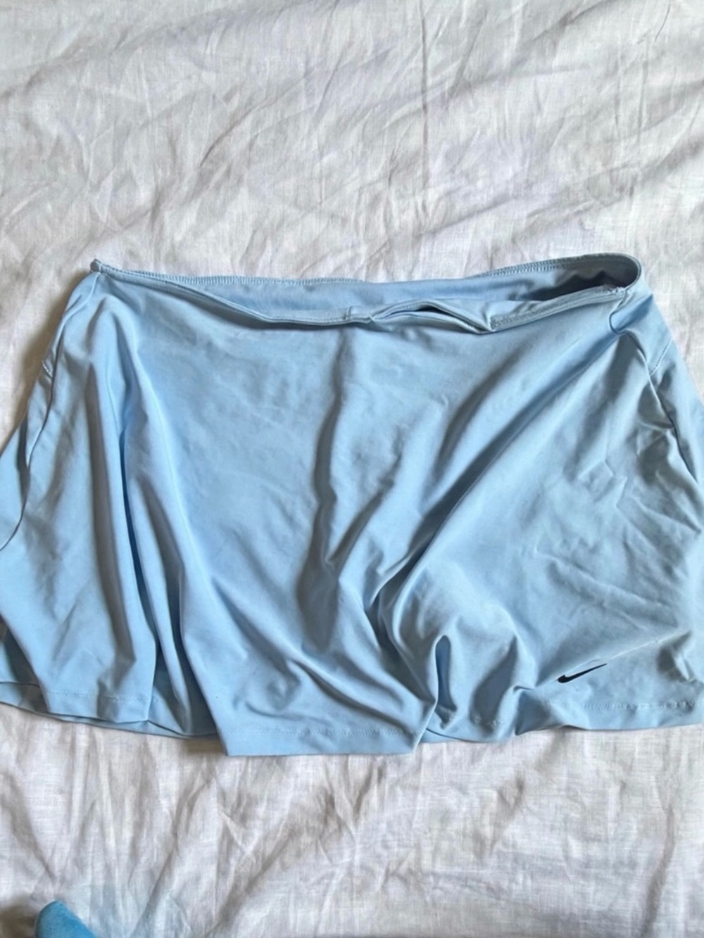 Nike Dri-FIT Light Blue Athletic Skort Size XL Built-In Shorts Tennis Golf